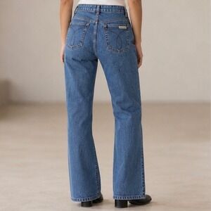 VTG Calvin Klein Slim Bootcut Jeans Women's 10x26 Double Stone 90s/Y2K Normcore